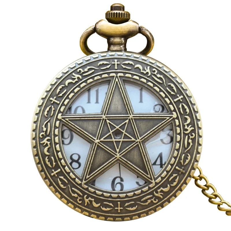 S4a615ea57f3e411083333b33a428d21cV.jpg Celestial Crest Pocket Watch - Image 1