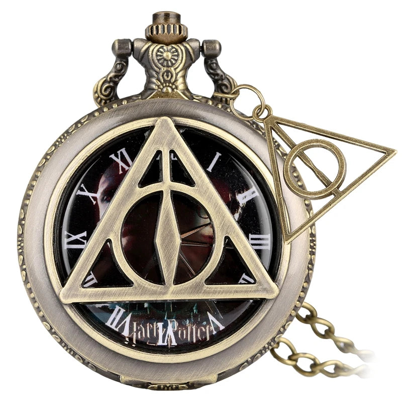 S4bf14fbf4a5f4bb7841c90d2400cb3c9W.jpg Deathly Hallows Pocket Watch - Image 1
