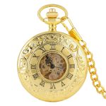 Gold Half Hunter Pocket Watch