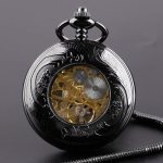Black Retro Pocket Watch - Image 3