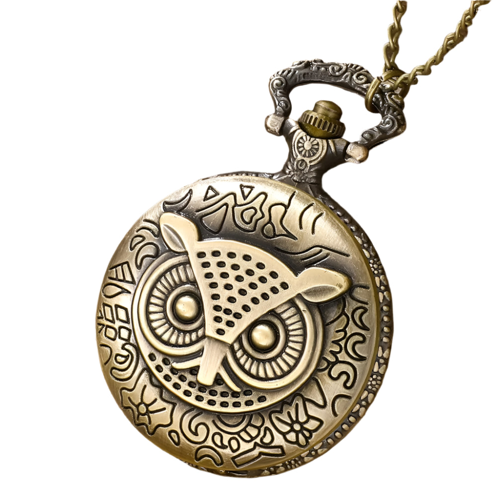 S855a5e3b528c4e53881cd195ce6e0d26K.jpg Nocturne Owl Pocket Watch - Image 1