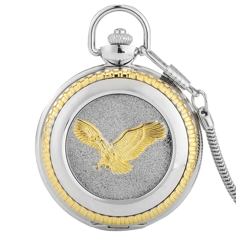 Sbe08c8053c7342028d655db05a3e5240N.jpg Luxury Eagle Pocket Watch - Image 1