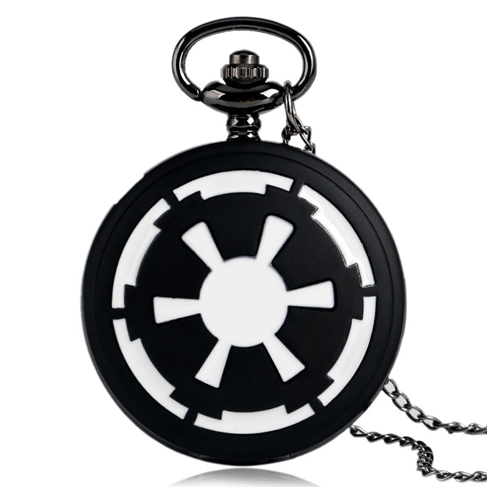 Star-Wars-Black-Pocket-Watch.jpg Star Wars Black Pocket Watch - Image 1