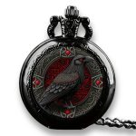 Clever Crow Pocket Watch