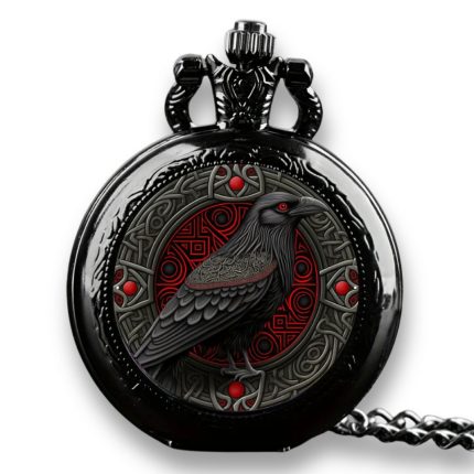 Clever Crow Pocket Watch