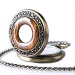 Vintage Wooden Pocket Watch - Image 2