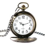 Vintage Wooden Pocket Watch - Image 3