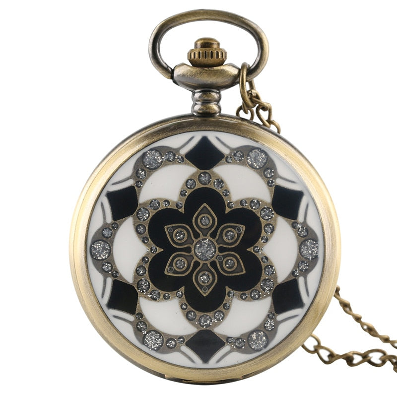 White-Lotus-Pocket-Watch.jpg White Lotus Pocket Watch - Image 1
