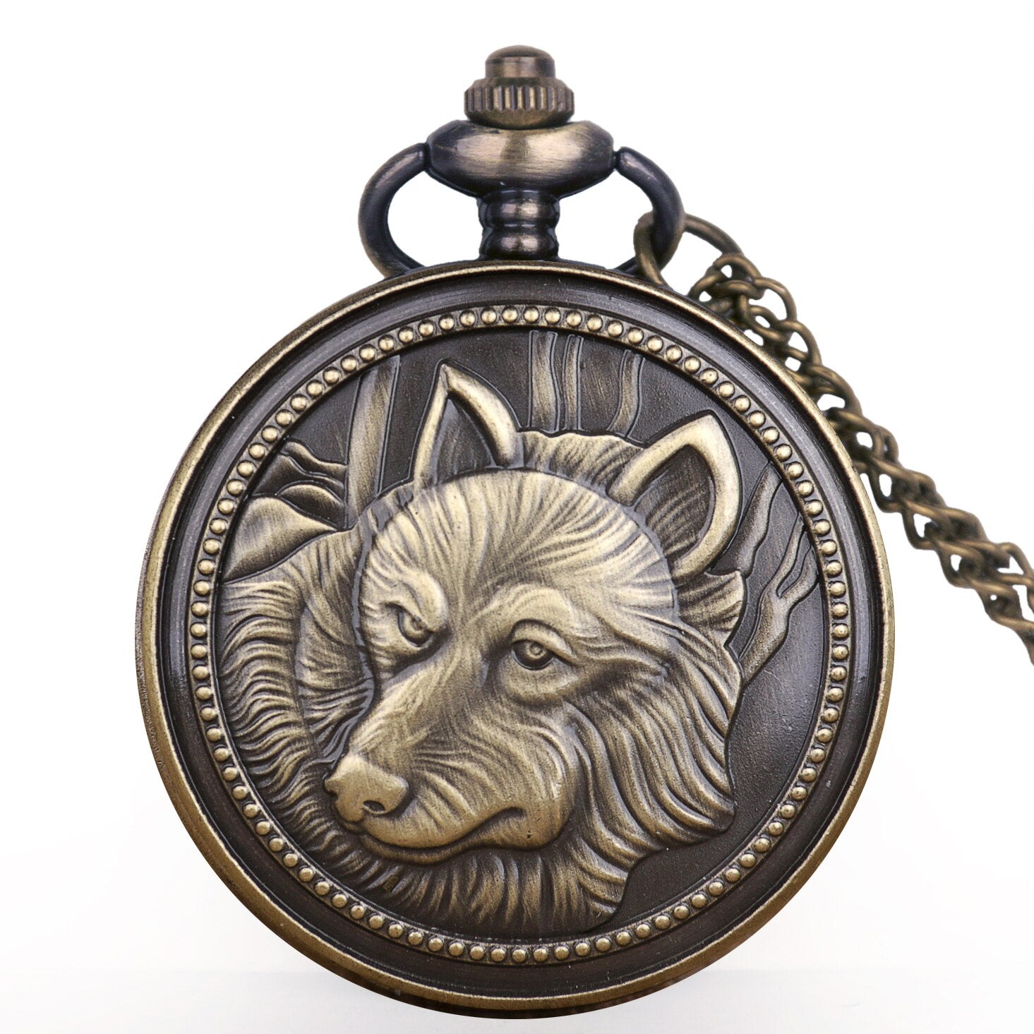 Wolf-Pocket-Watch.jpg Wolf Pocket Watch - Image 1