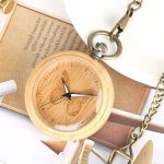 Wooden Pocket Watch Butterfly - Image 3