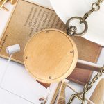 Wooden Pocket Watch Butterfly - Image 4