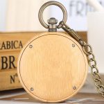 Wooden Pocket Watch Eiffel Tower - Image 2