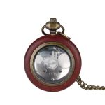 Wooden Pocket Watch FishEye - Image 3