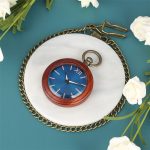 Blue Face Pocket Watch - Image 5