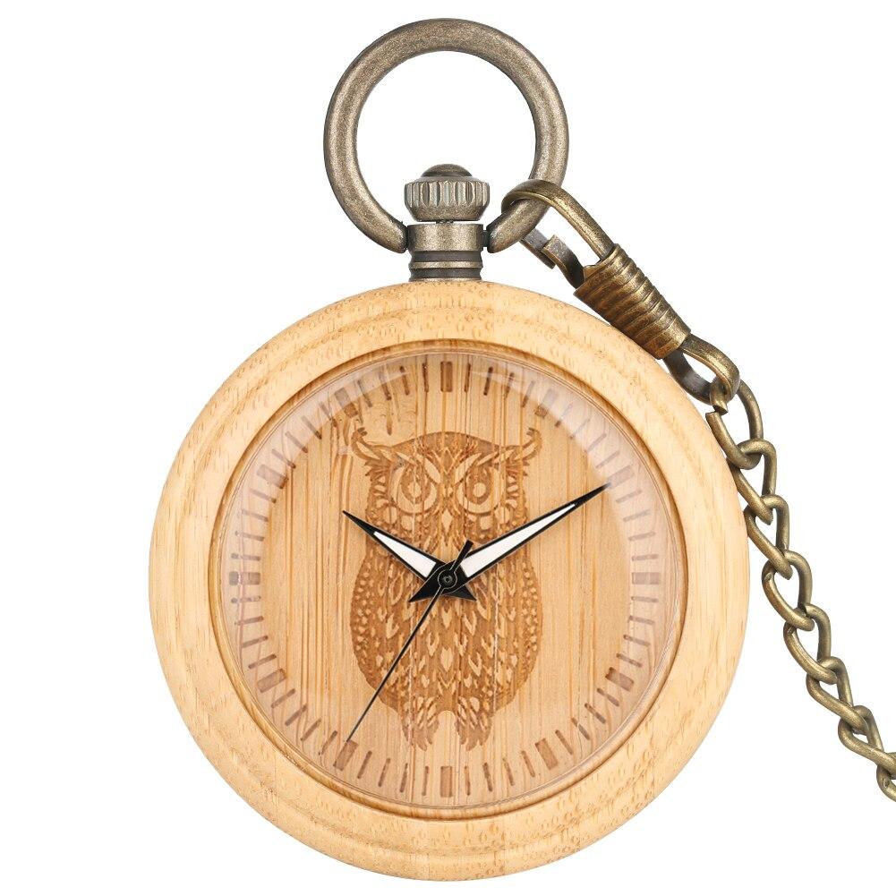 Wooden-Pocket-Watch-Owl.jpg Wooden Pocket Watch Owl - Image 1