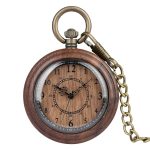 Wooden Pocket Watch Retro - Image 2