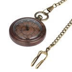 Wooden Pocket Watch Retro - Image 3