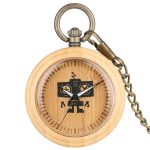 Wooden Pocket Watch Robot