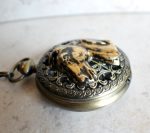 Horse battery operated pocket watch. - Image 3