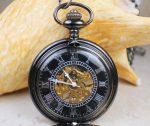 Indian Chief Black Pocket Watch - Image 4