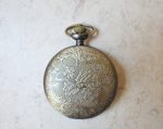 Bumble bee pocket watch,  men's bumble bee pocket watch with tiger eye beads on watch chain - Image 5