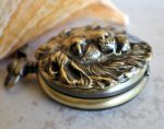 Lion Head Battery Operated Pocket Watch - Image 2