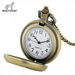 Wolf Pocket Watch <br> Gold - Image 2