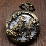 Pocket Watch Wolf Design - Image 6