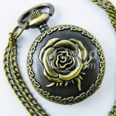 rose-pocket-watch-necklace-3.jpg Rose Pocket Watch Necklace - Image 1