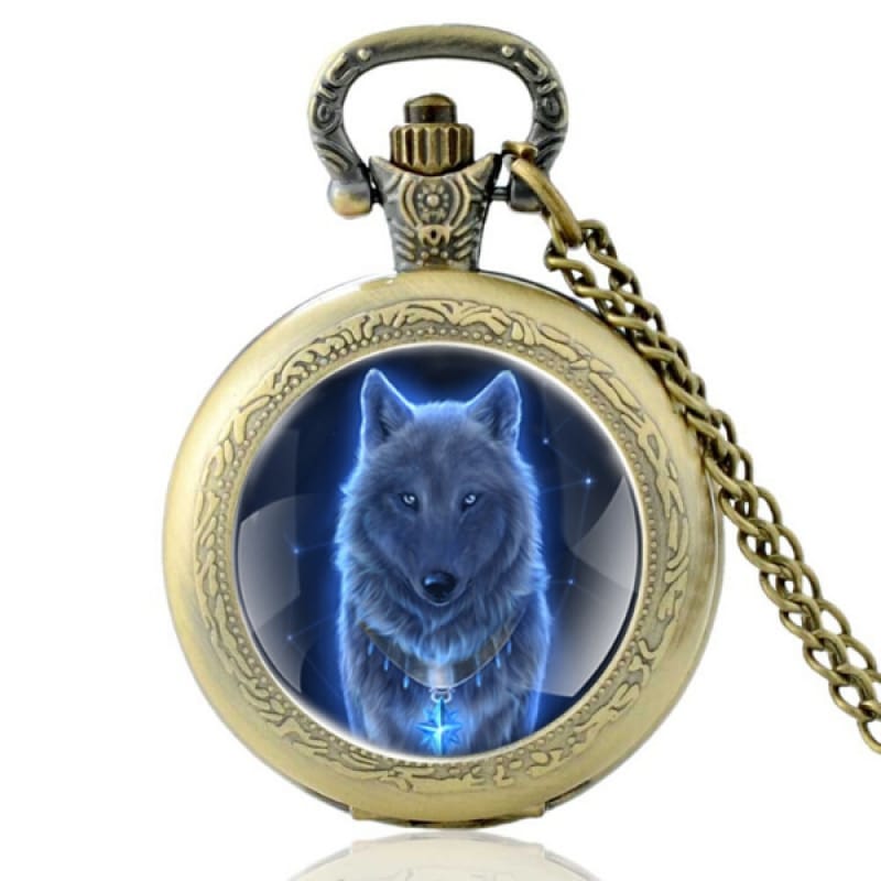 wolf-head-pocket-watch-679.jpg Wolf Head Pocket Watch - Image 1