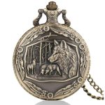 Wolf Pack Pocket Watch